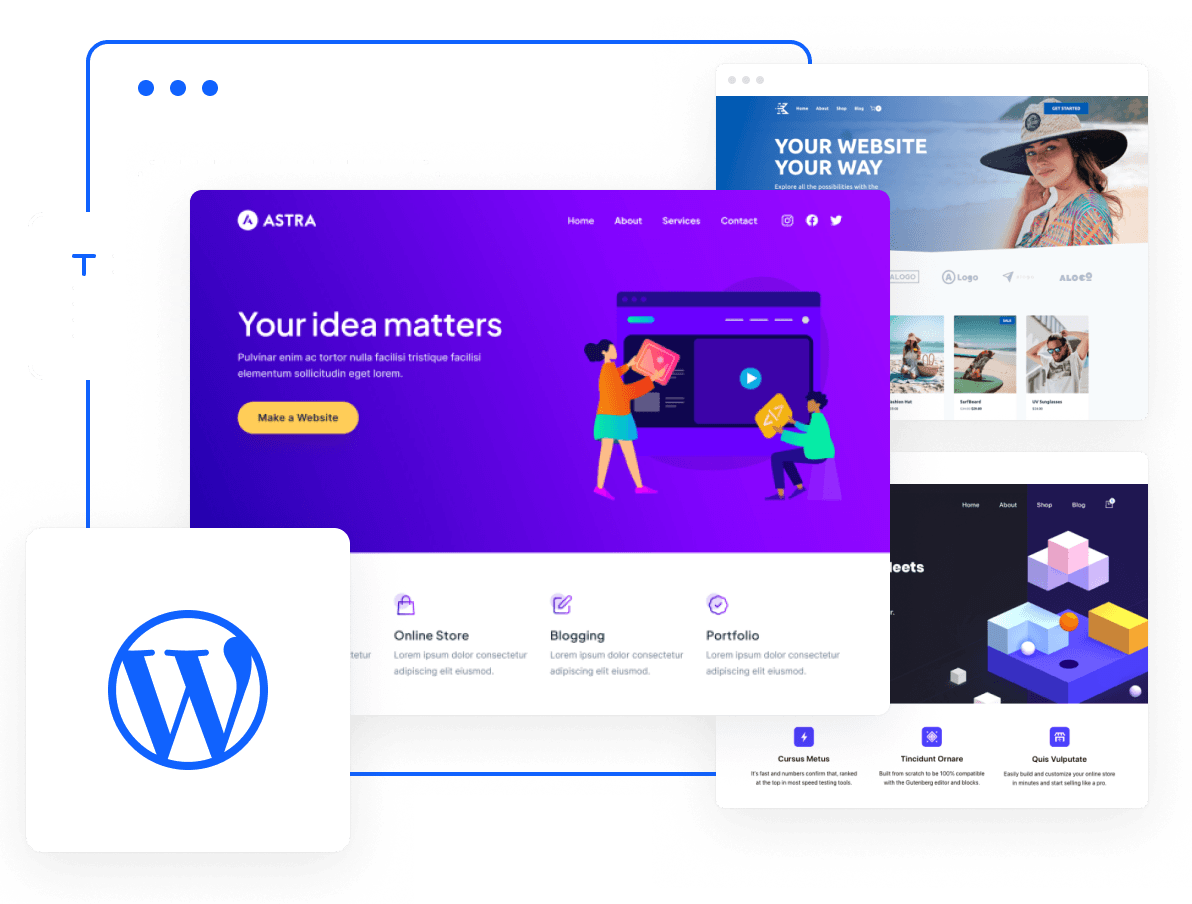 Over 10,000+ WordPress themes